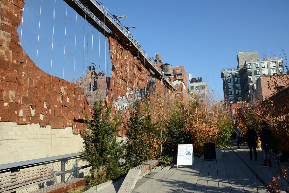 27-2 Broken Bridge II By El Anatsui On The New York High Line Between W 21 St And W 22 St